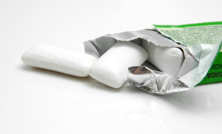 Packet of chewing gum